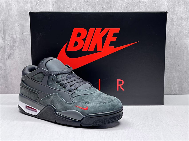 Men's Hot Sale Running weapon Air Jordan 4 Olive/Gray Shoes 0223